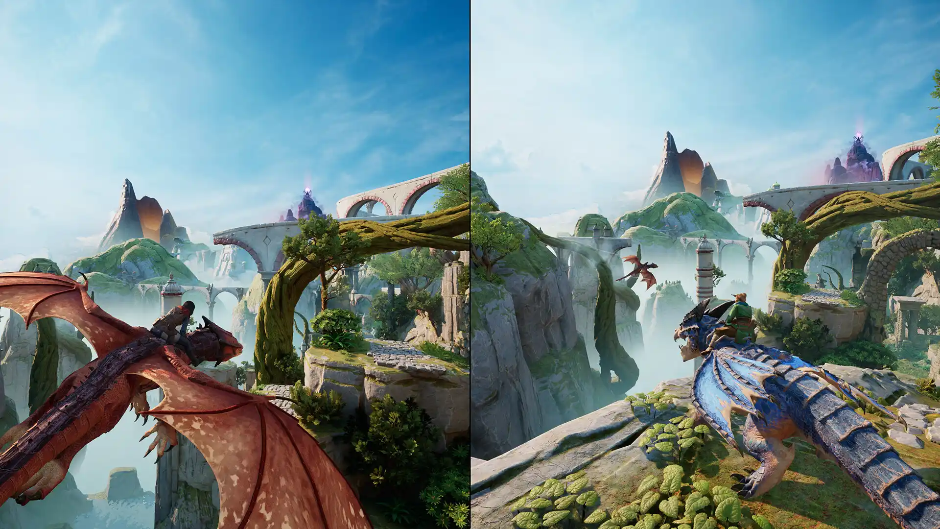 Split Fiction in local co-op split-screen