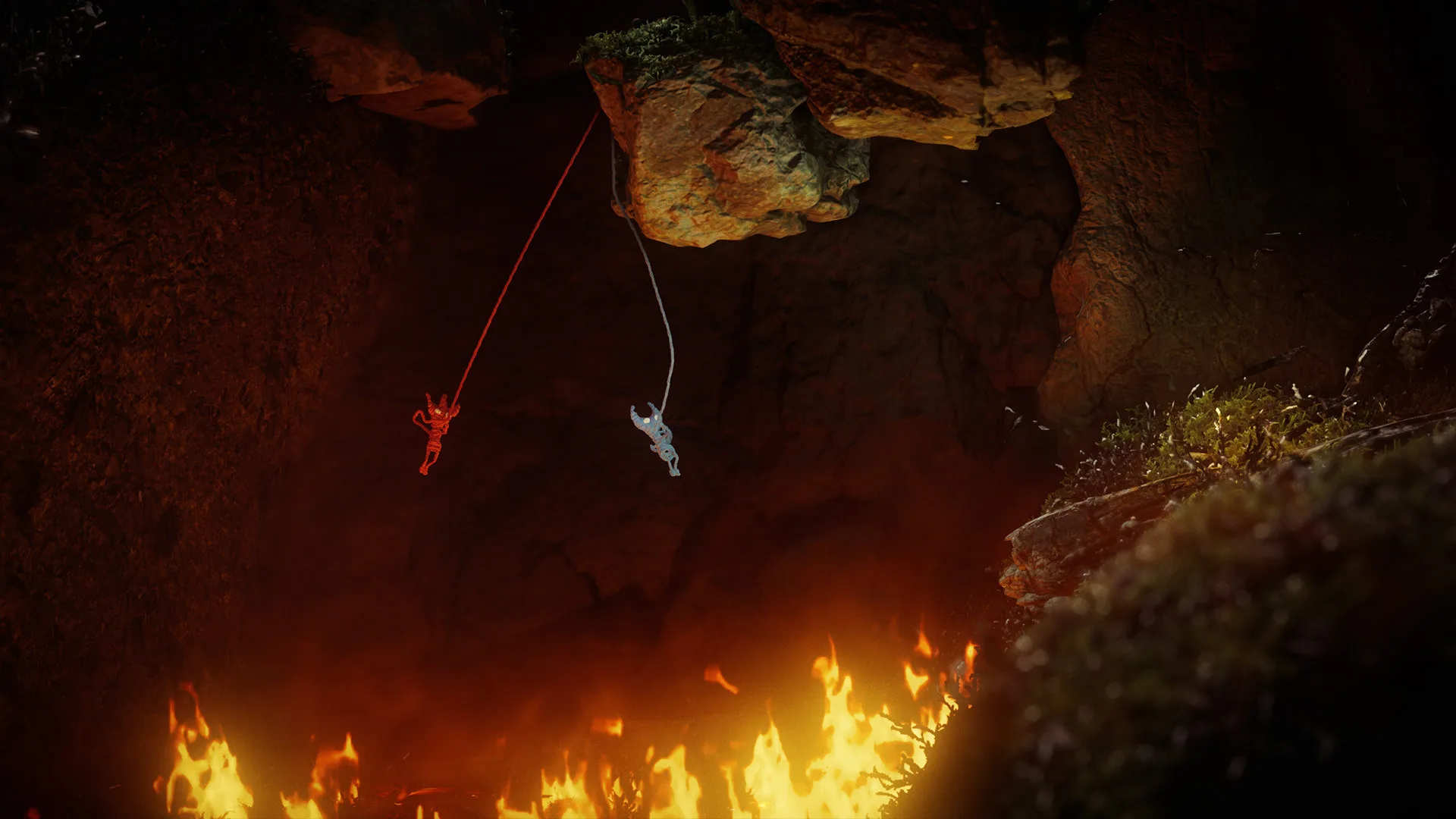 Unravel Two, shared-screen co-op platformer