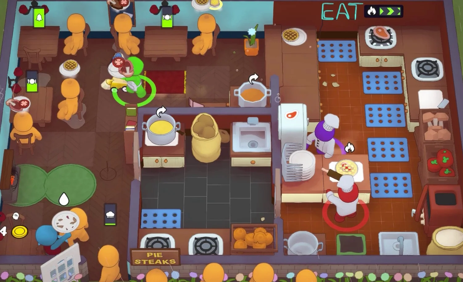 PlateUp!, local co-op cooking and management