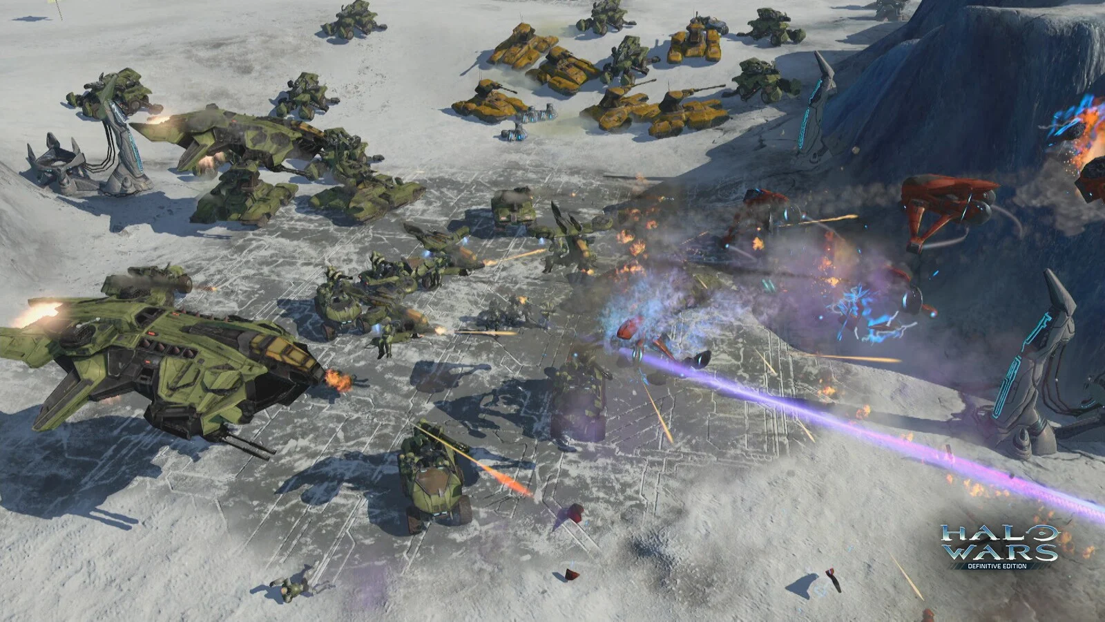 UNSC troops in Halo Wars: Definitive Edition