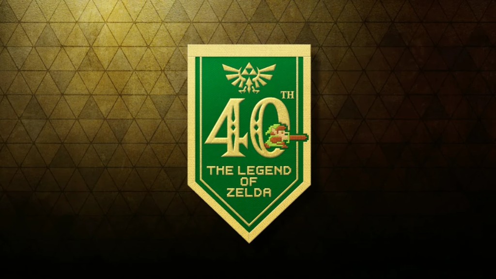 Estandarte del 40 aniversario de The Legend of Zelda