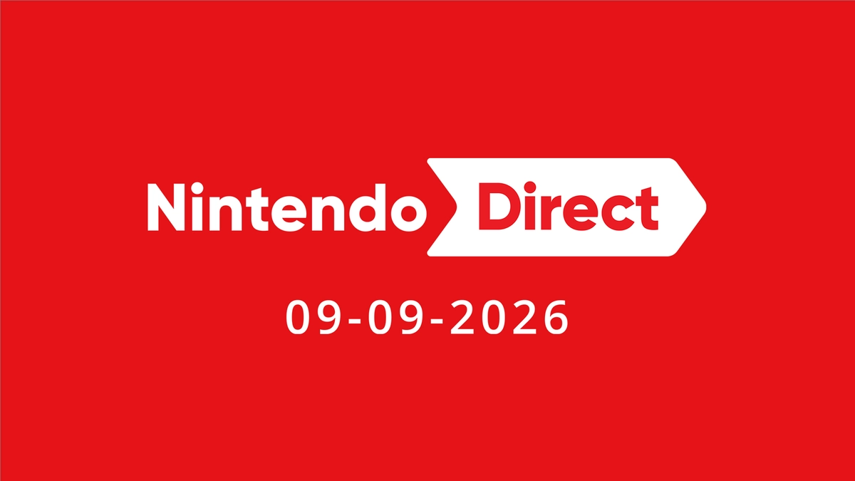 Nintendo Direct logo with the date 09-09-2026 on a red background